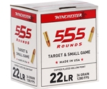 Winchester Ammunition 22 Long Rifle 36 Grain Plated Lead Hollow Point Box of 550