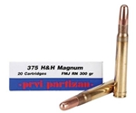 Prvi Partizan Ammunition 375 H&H Magnum 300 Grain Full Metal Jacket Box of 20