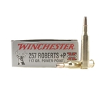 Winchester Super-X Ammunition 257 Roberts +P 117 Grain Power-Point Box of 20