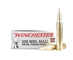 Winchester Super-X Ammunition 300 Winchester Magnum 150 Grain Power-Point Box of 20