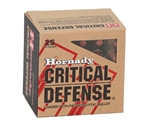 Hornady Critical Defense Ammunition 357 Magnum 125 Grain Flex Tip Expanding Box of 25
