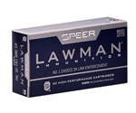 CCI Speer Lawman Ammunition 40 S&W 165 Grain Total Metal Jacket Box of 50