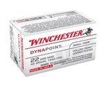 Winchester Dynapoint Ammunition 22 Winchester Magnum Rimfire (WMR) 45 Grain Plated Lead Hollow Point Box of 50