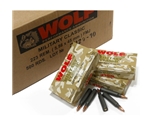223 Remington Ammo-Wolf Military Classic .223 Remington 55 Grain FMJ Case of 500