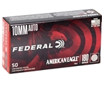 Federal American Eagle Handgun Ammunition 10mm Auto 180 Grain Full Metal Jacket Box of 50 Rounds