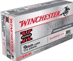 Winchester Super-X Ammunition 9mm Luger Grain Silvertip Hollow Point Box of 50 Rounds