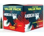 Federal American Eagle Ammunition 223 Remington 55 Grain Full Metal Jacket Box of 200 Rounds