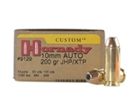 Hornady Custom Handgun Ammunition 10mm Auto 200 Grain XTP Jacketed Hollow Point Box of 20 Rounds