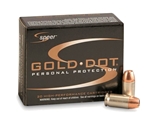 CCI Speer Gold Dot Ammunition 380 ACP 90 Grain Hollow Point Box of 20