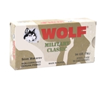 Wolf Military Classic Ammunition 9x18mm (9mm Makarov) 95 Grain Full Metal Jacket (Bi-Metal) Steel Case Berdan Primed Box of 50