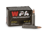Wolf Rifle Ammunition 223 Remington 55 Grain Jacketed Hollow Point Box of 20