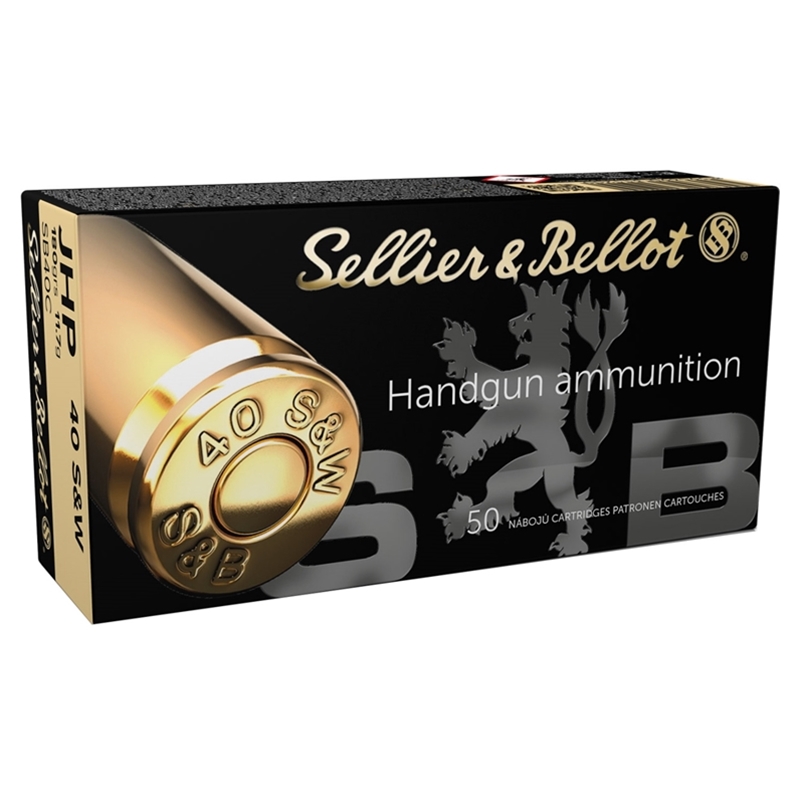 lier & Bellot 40 S&W 180 Grain Jacketed Hollow Point Box Of 50 Ammo