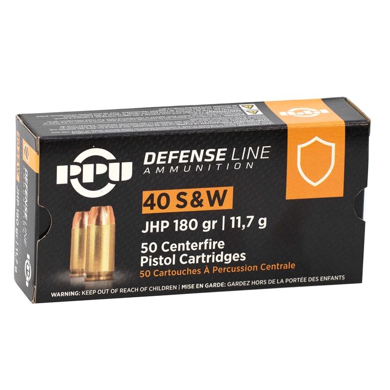 i Partizan 40 S&W 180 Grain Jacketed Hollow Point Box Of 50 Ammo