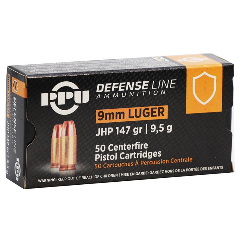 i Partizan 9mm Luger 147 Grain Jacketed Hollow Point Box Of 50 Ammo