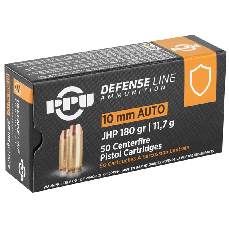 i Partizan 10mm Auto 180 Grain Jacketed Hollow Point Box Of 50 Ammo