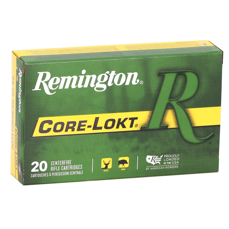 ington Premier 25-06 Remington 100 Grain Core-Lokt Pointed Soft Point Box Of 20 Ammo