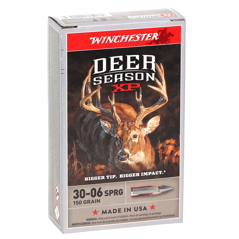 chester Deer Season XP 30-06 Springfield 150 Grain Extreme Point Polymer Tip Box Of 20 Ammo