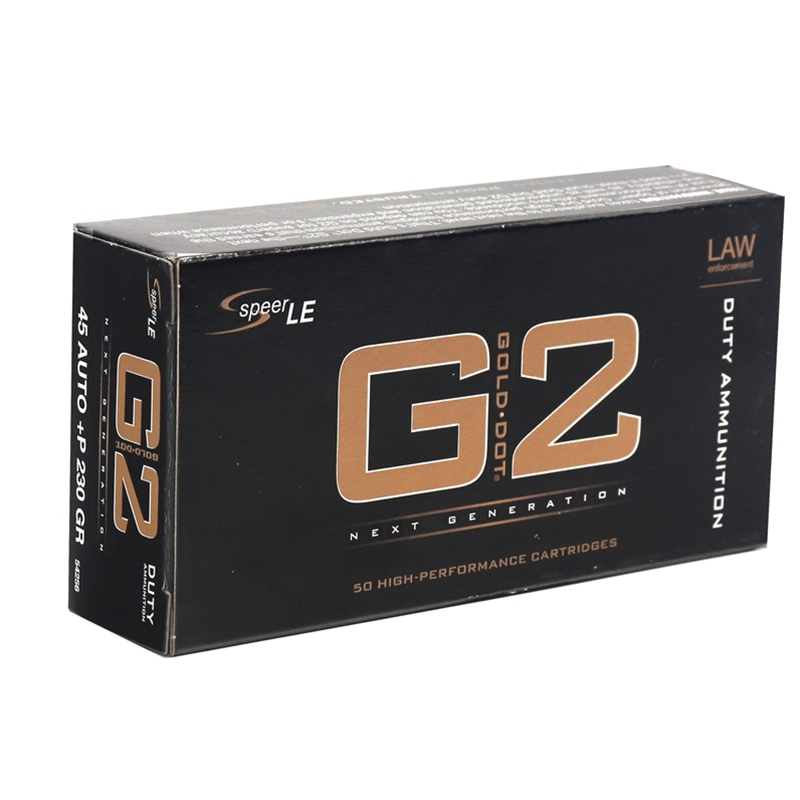 er Gold Dot G2 45 ACP AUTO 230 Grain P Jacketed Hollow Point Box Of 50 Ammo