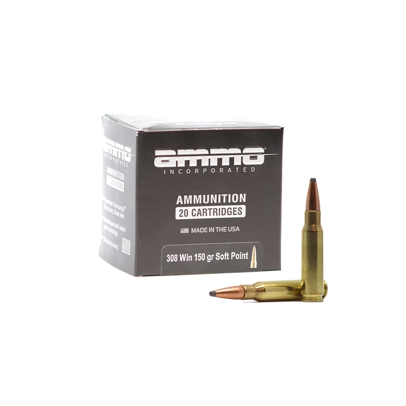 o Inc 308 Winchester 150 Grain Soft Point Signature Line Box Of 20 Ammo