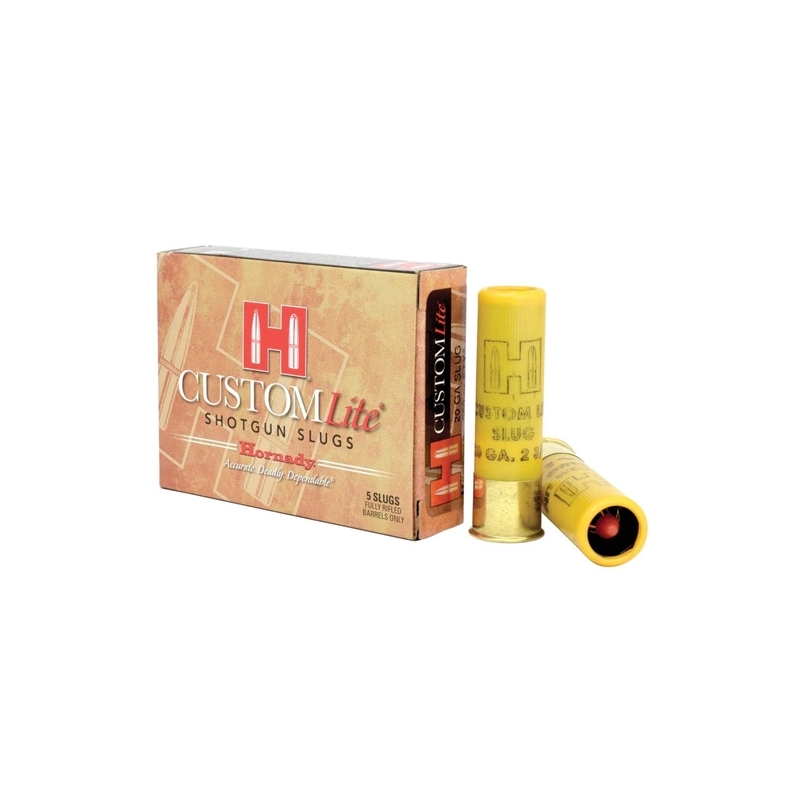 nady Custom Lite 20 Gauge 2-3/4 250 Grain FTX Custom Lite Box Of 5 Ammo