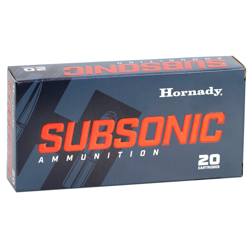 nady Subsonic 45-70 Government 410 Grain Sub-X Subsonic Flex Tip EXpanding Box Of 20 Ammo