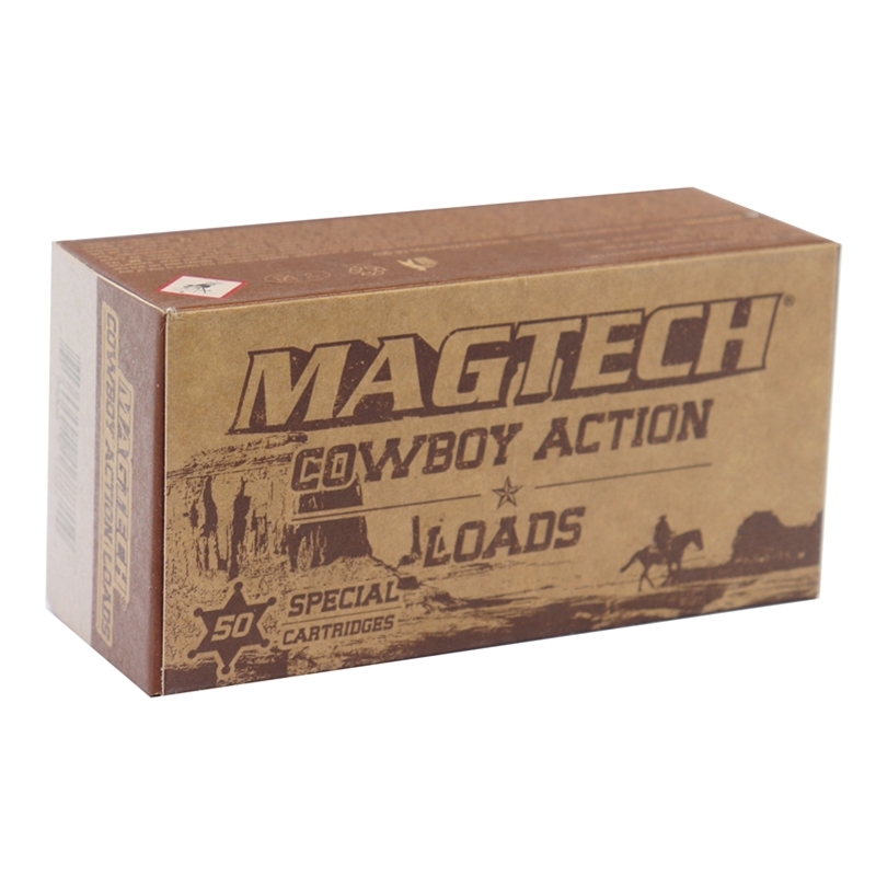 tech Cowboy Action 357 Magnum 158 Grain Lead Flat Nose Box Of 50 Ammo