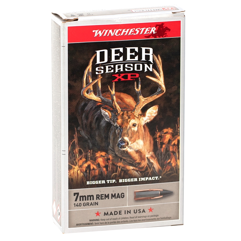 chester Deer Season 7mm Remington Magnum 140 Grain Extreme Point Box Of 20 Ammo