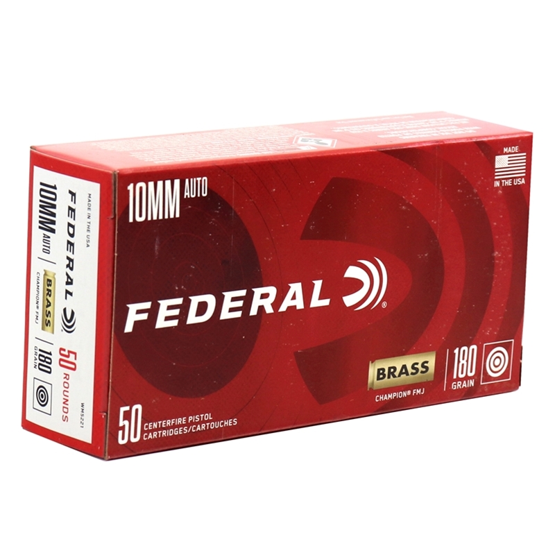 eral Premium 10mm Auto 180 Grain Full Metal Jacket Box Of 50 Ammo