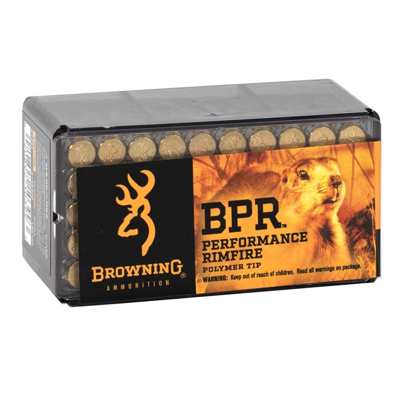 wning BPR 17 Hornady Magnum Rimfire (HMR) 17 Grain PolyTip Box Of 50 Ammo