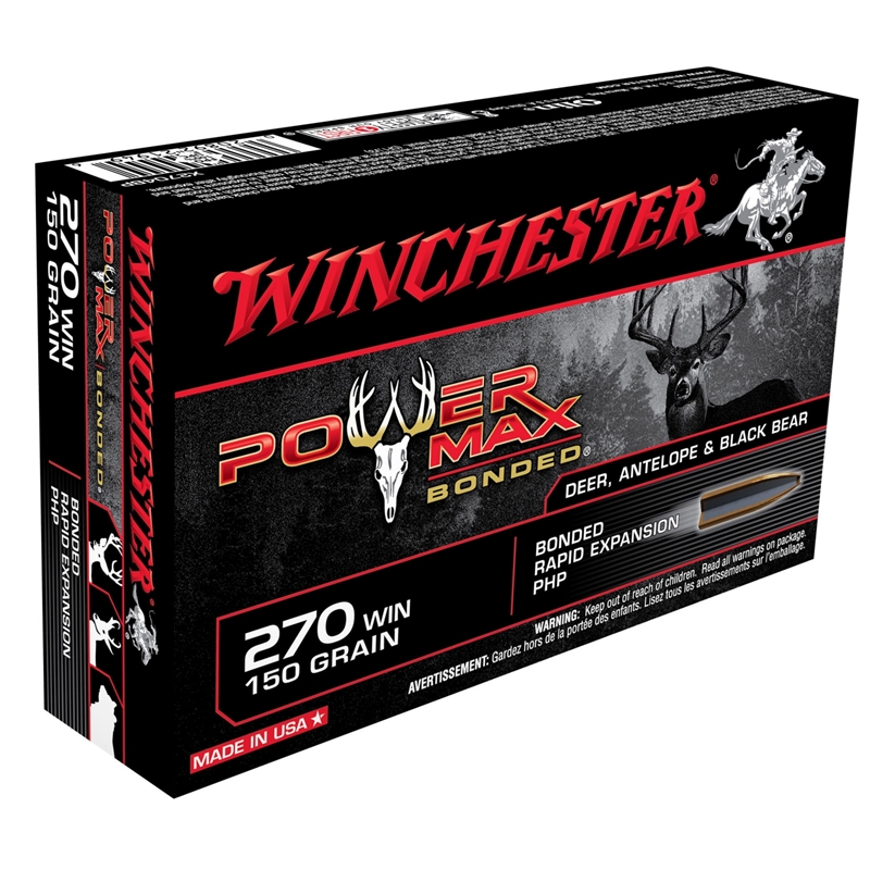 chester Super-X Power Max 270 Winchester 150 Grain Protected Hollow Point Box Of 20 Ammo