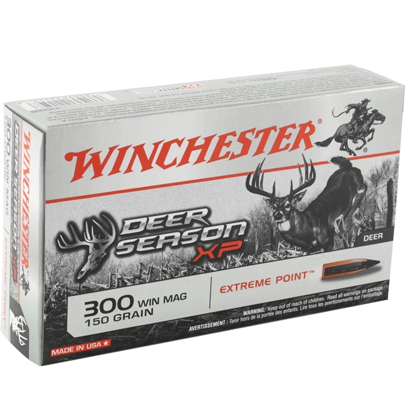 chester Deer Season 300 Winchester Magnum 150 Grain Extreme Point Box Of 20 Ammo