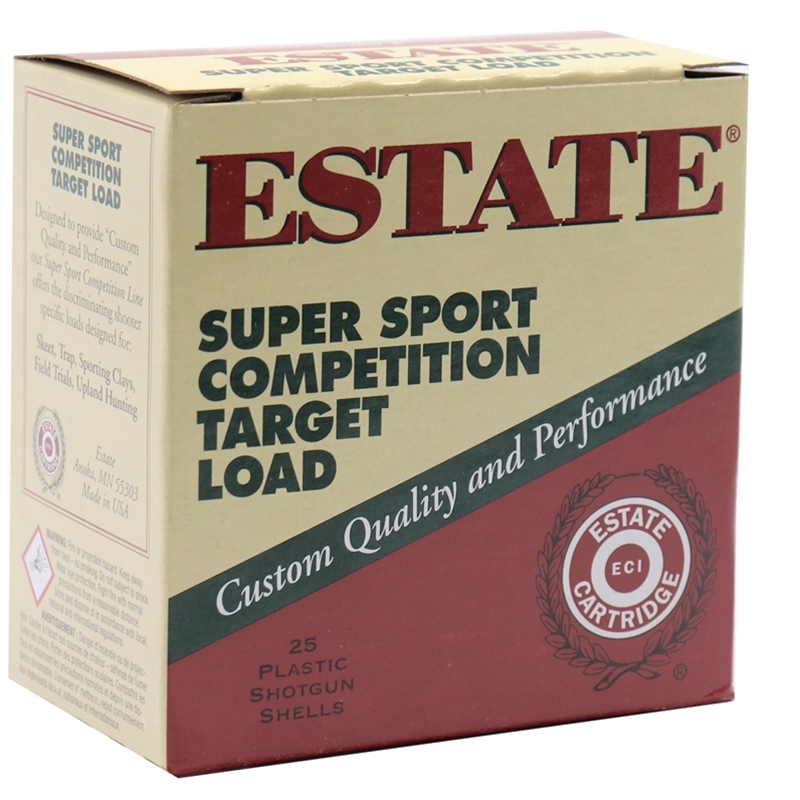 ate Super Sport Competition Target 12 Gauge 2 3/4 1 Oz #8 Shot Case Of 250 (10 Boxes Of 25) -Free Shipping Ammo