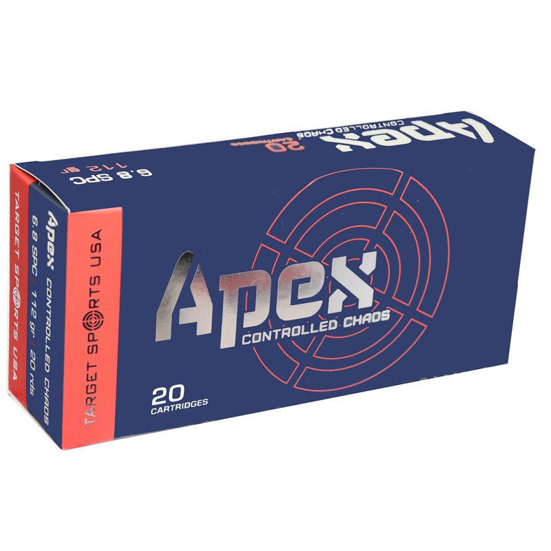 get Sports USA APEX 6.8 SPC 112 Grain HP Controlled Chaos Box Of 20 Ammo