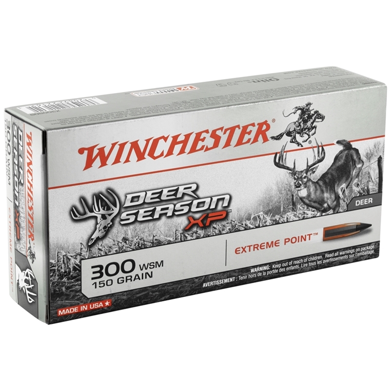 chester Deer Season XP 300 WSM 150 Grain Extreme Point Polymer Tip Box Of 20 Ammo