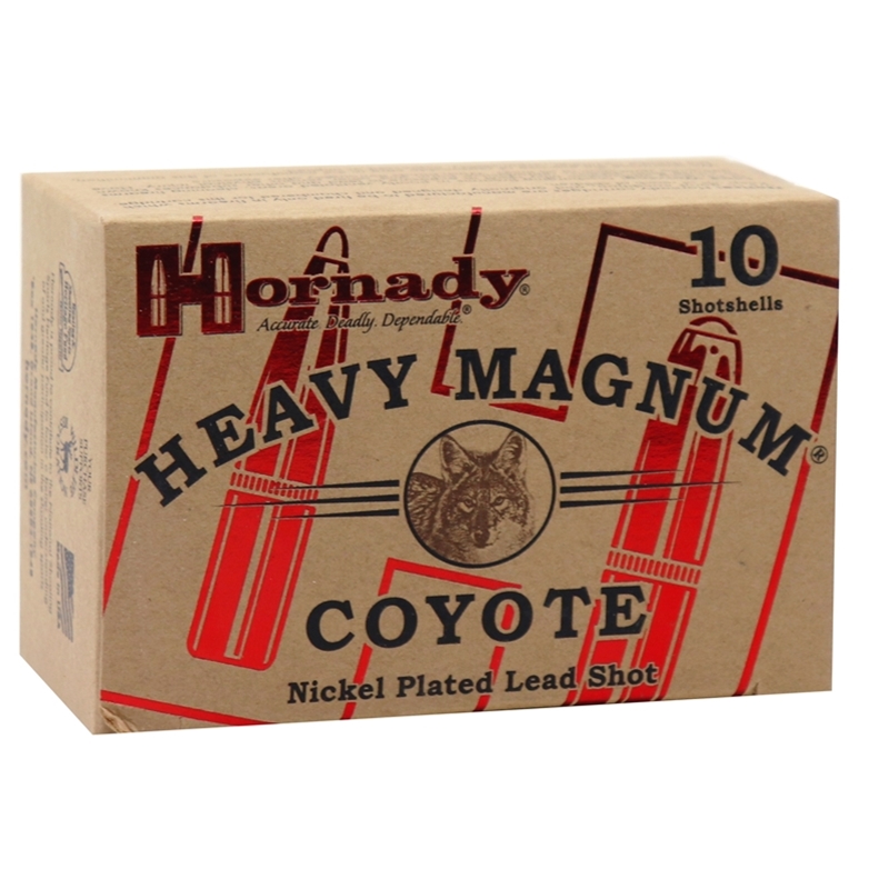 nady Heavy Magnum Coyote 12 Gauge 3 1-1/2 Oz BB Nickel Plated Shot Box Of 10 Ammo