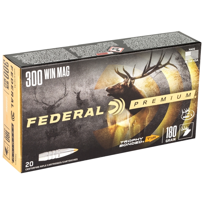 eral Premium 300 Winchester Magnum 180 Grain Trophy Bonded Tip Box Of 20 Ammo