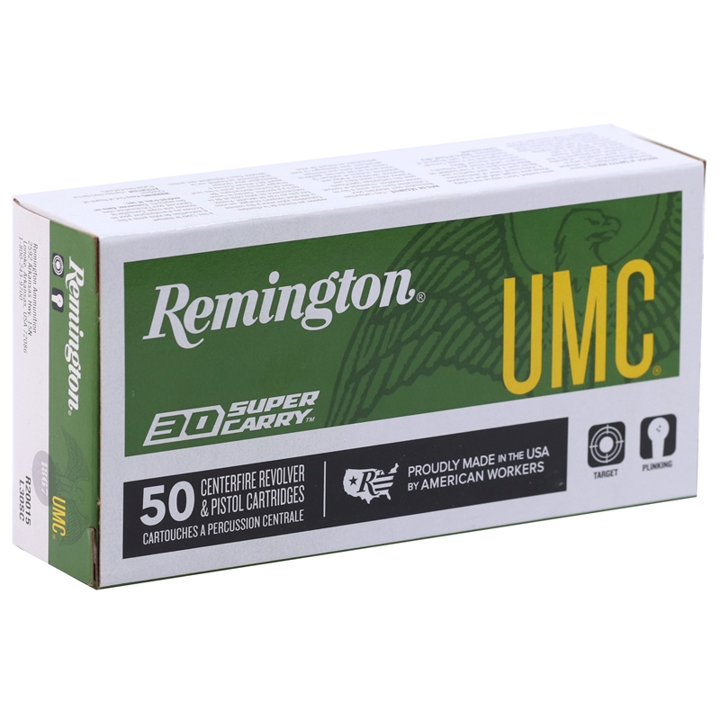 ington UMC 30 Super Carry 100 Grain Full Metal Jacket Box Of 50 Ammo