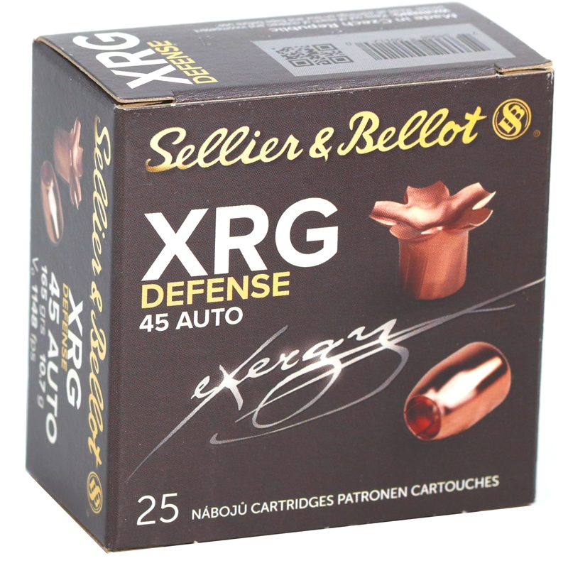 lier & Bellot XRG-D 45 ACP 165 Grain Copper Hollow Point Box Of 25 Ammo