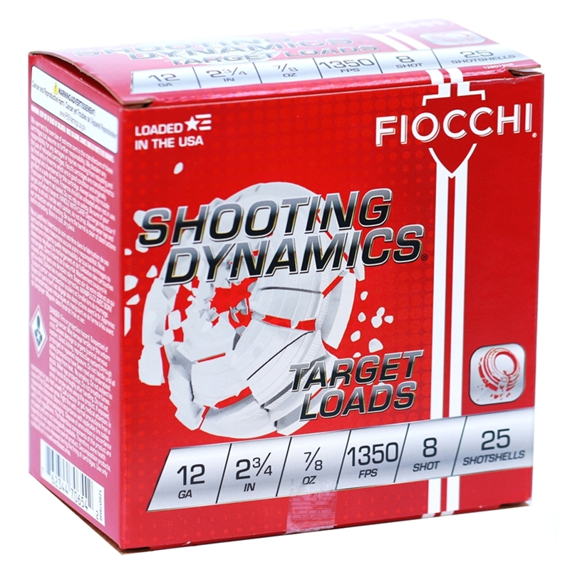 cchi Shooting Dynamics 12 Gauge 2-3/4 7/8 Oz. #8 Shot Box Of 25 Ammo