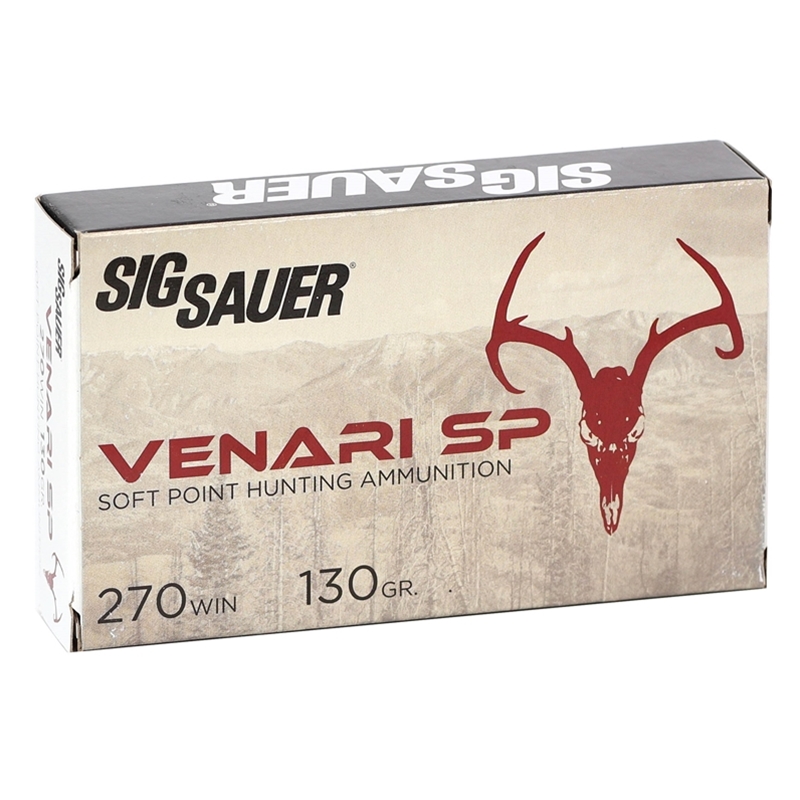  Sauer Venari 270 Winchester 130 Grain Soft Point Box Of 20 Ammo