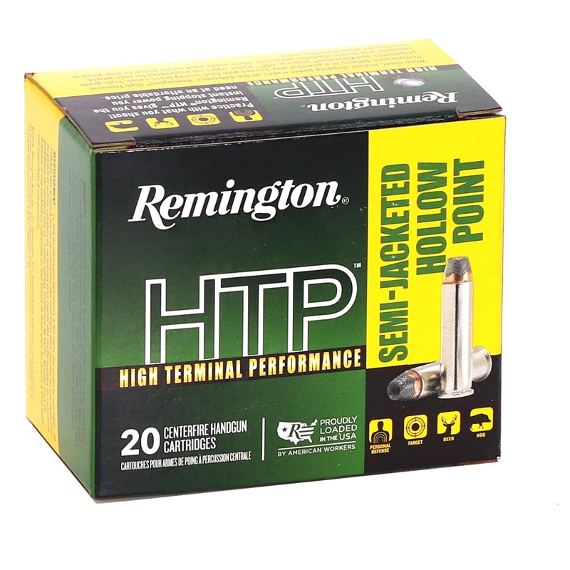 ington HTP 357 Magnum 125 Grain Semi Jacketed Hollow Point Box Of 20 Ammo