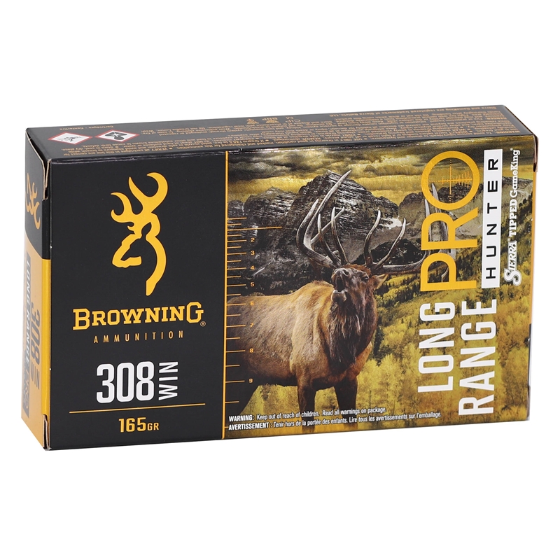 wning Long Range Pro 308 Winchester 165 Grain BTPT Box Of 20 Ammo