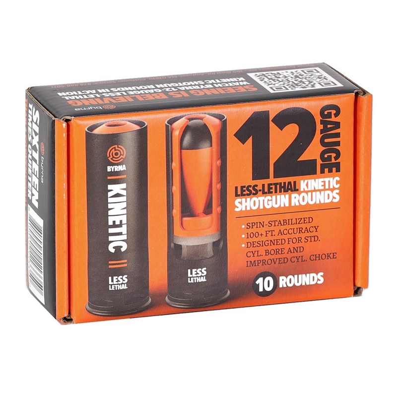 na Kinetic Less Lethal 12 Gauge 2.5 Shot Box Of 10 Box Of 10 Ammo