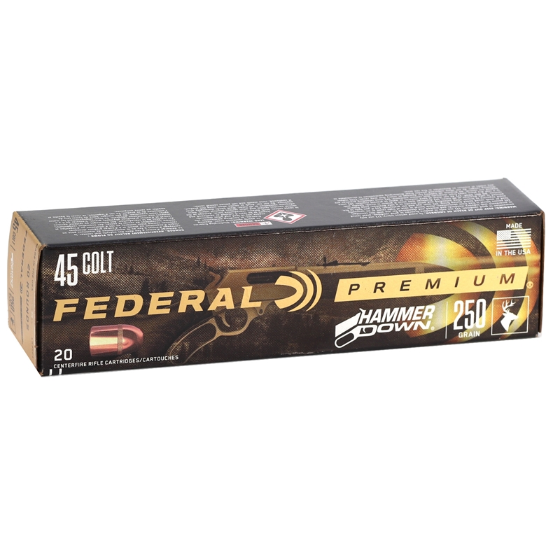 eral Hammer Down 45 Long Colt 250 Grain Bonded Hollow Point Box Of 20 Ammo