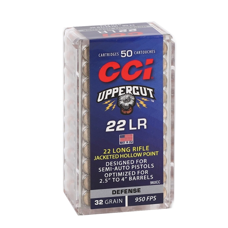  Uppercut 22 Long Rifle 32 Grain Jacketed Hollow Point Box Of 50 Ammo