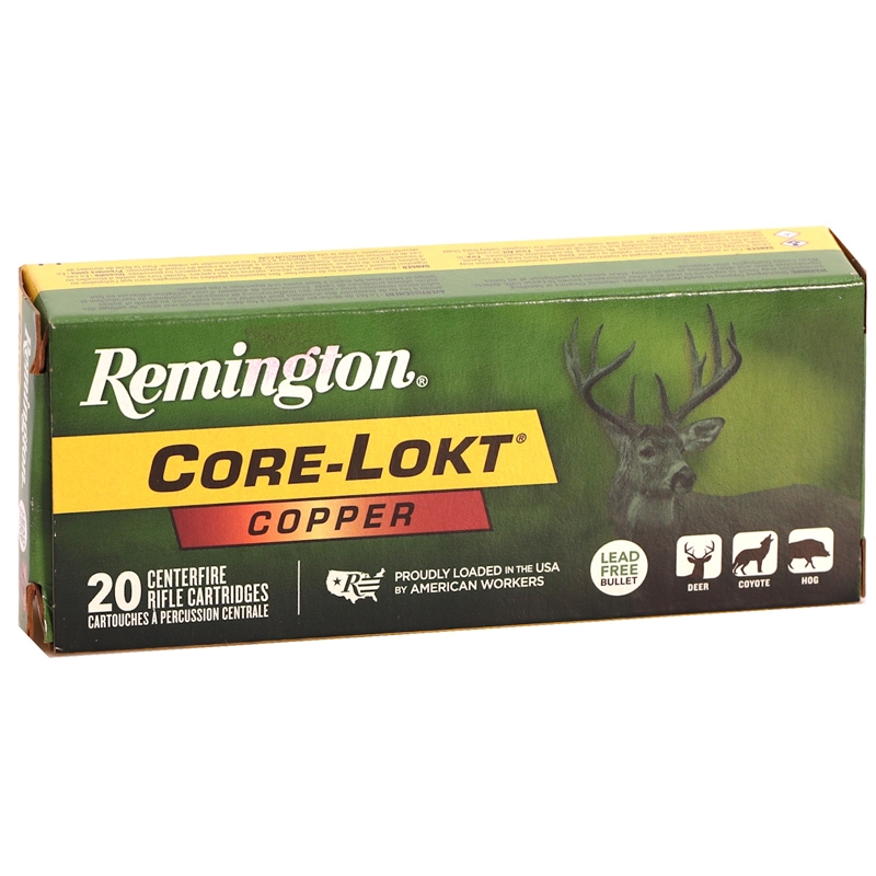 ington Core-Lokt Copper 300 AAC Blackout 120 Grain Hollow Point Box Of 20 Ammo