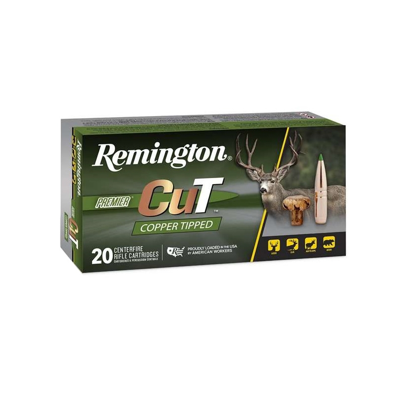 ington Premier Cut 7mm Remington Magnum 150 Grain Copper Tipped Box Of 20 Ammo