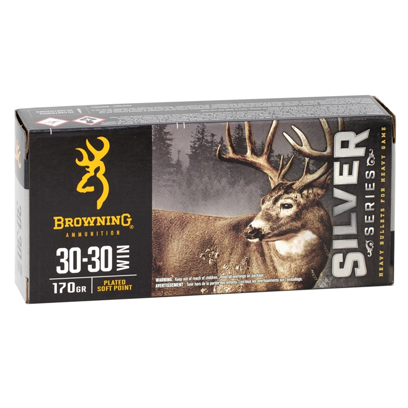 wning Silver Series 30-30 Winchester 170 Grain Jacketed Soft Point Box Of 20 Ammo