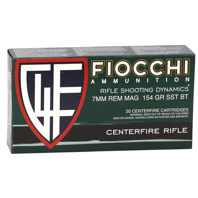 cchi Shooting Dynamics 7mm Remington Magnum 154 Grain SST BT Box Of 20 Ammo