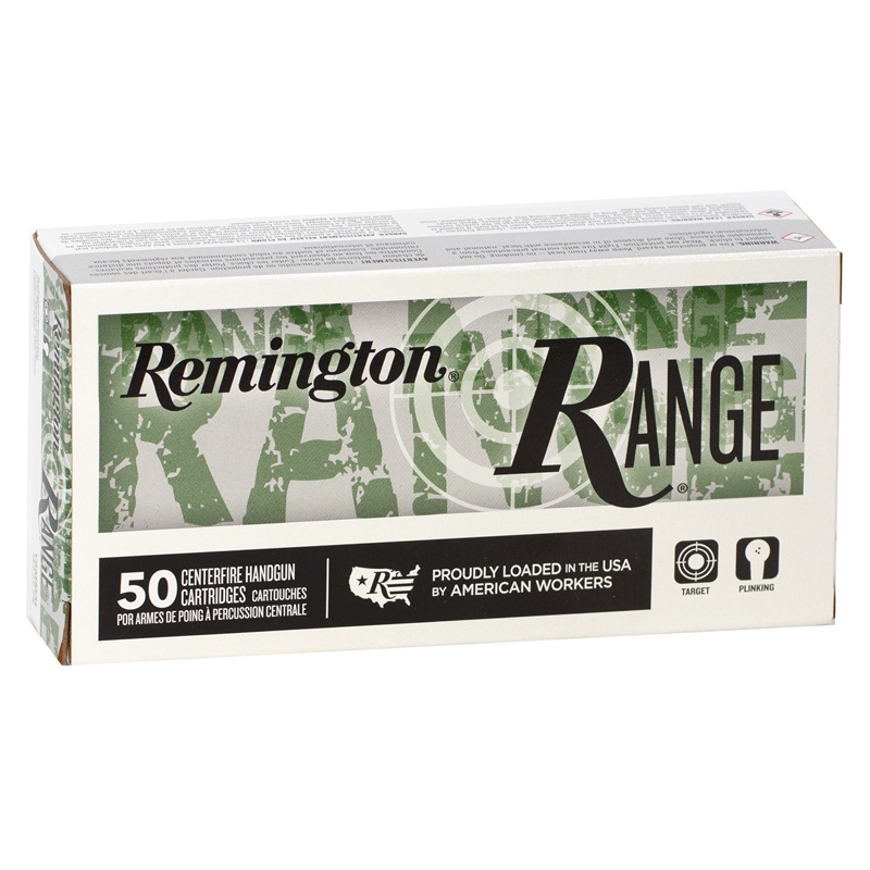 ington Range 9mm Luger 115 Grain Full Metal Jacket Box Of 50 Ammo